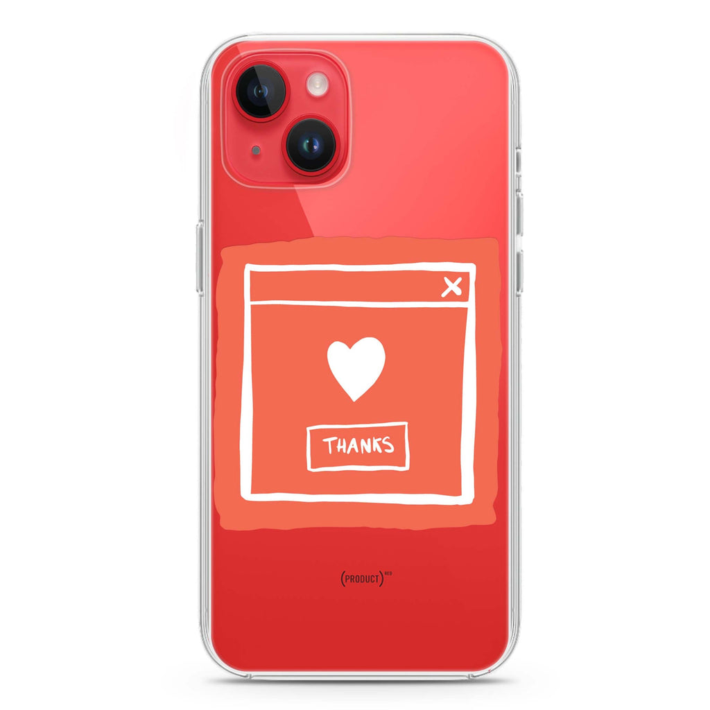 Sweet THANKS iPhone 14 plus 水晶透明保護殼