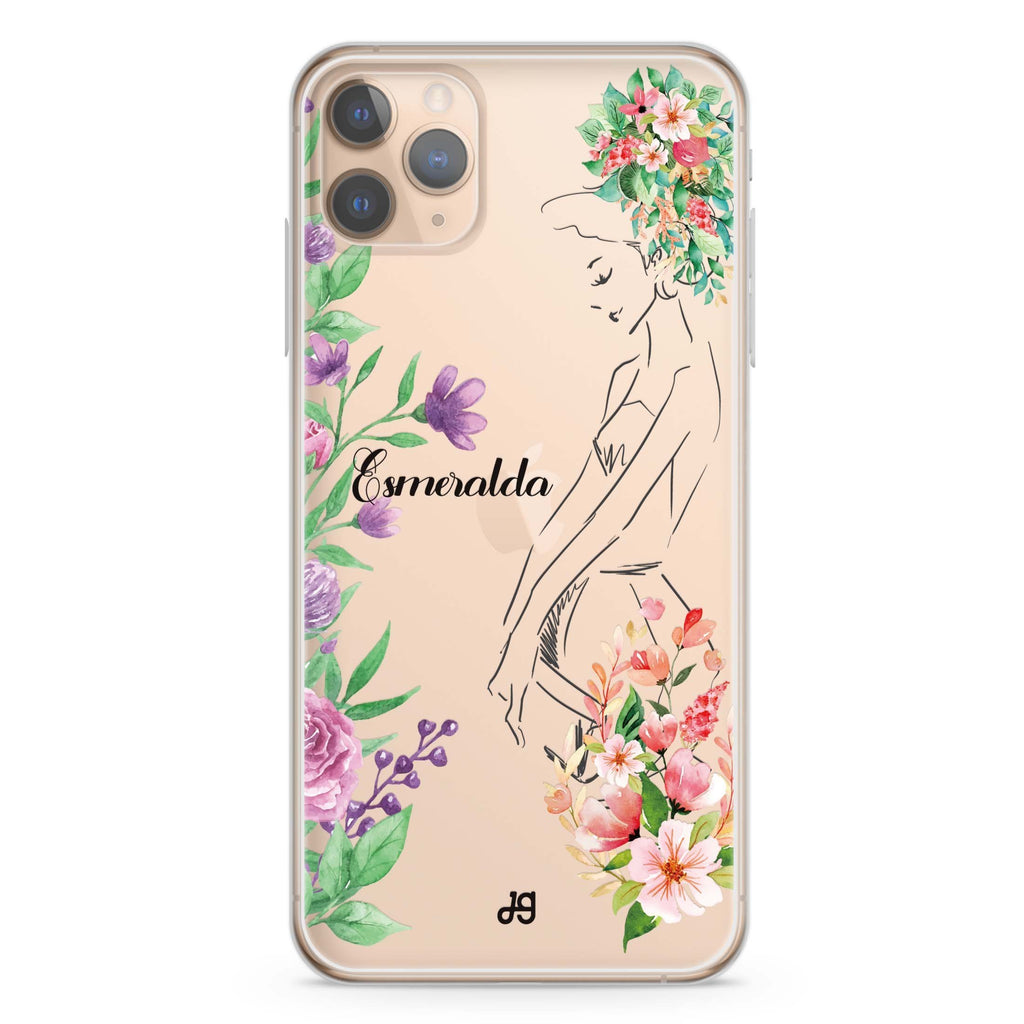 Floral Bride I iPhone 11 Pro Max 水晶透明保護殼