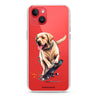 Dog on skateboard iPhone 14 水晶透明保護殼