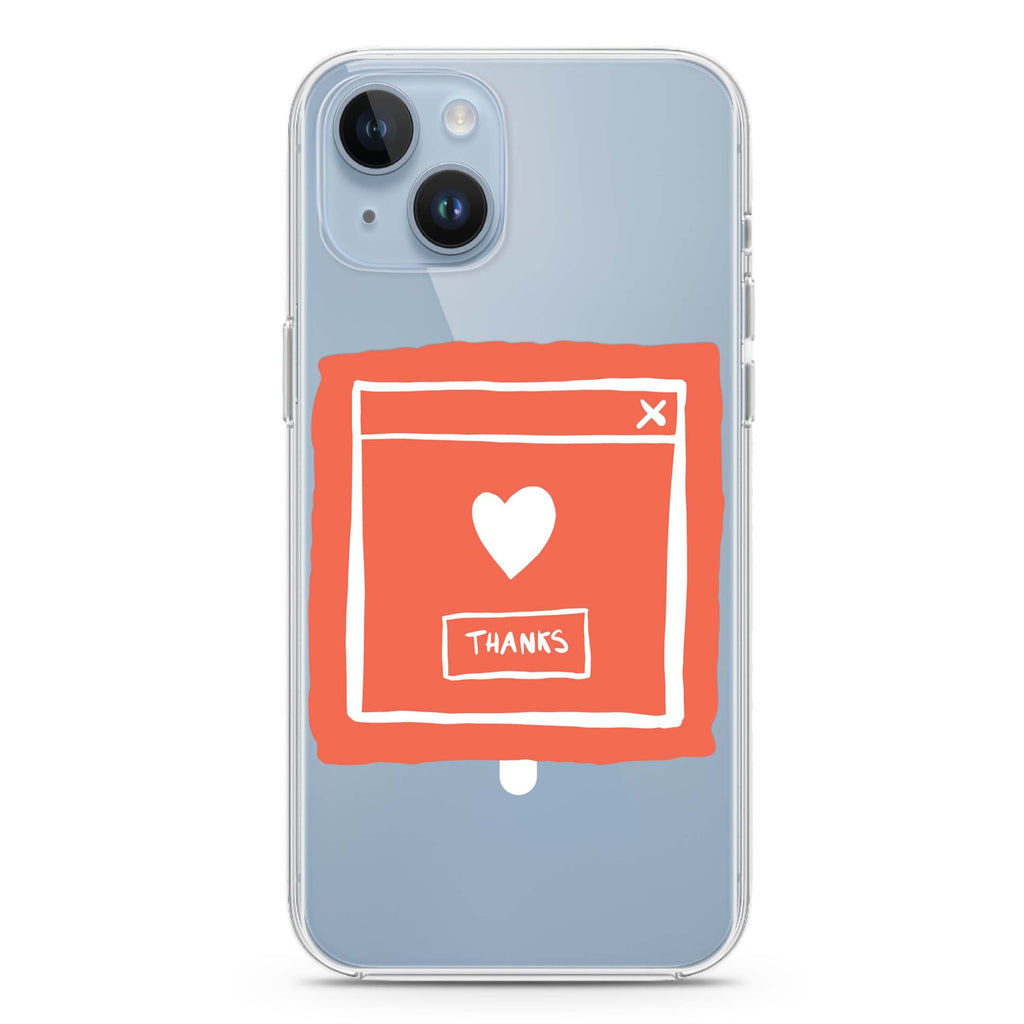 Sweet THANKS iPhone 14 Plus Magsafe 兼容水晶透明保護殼