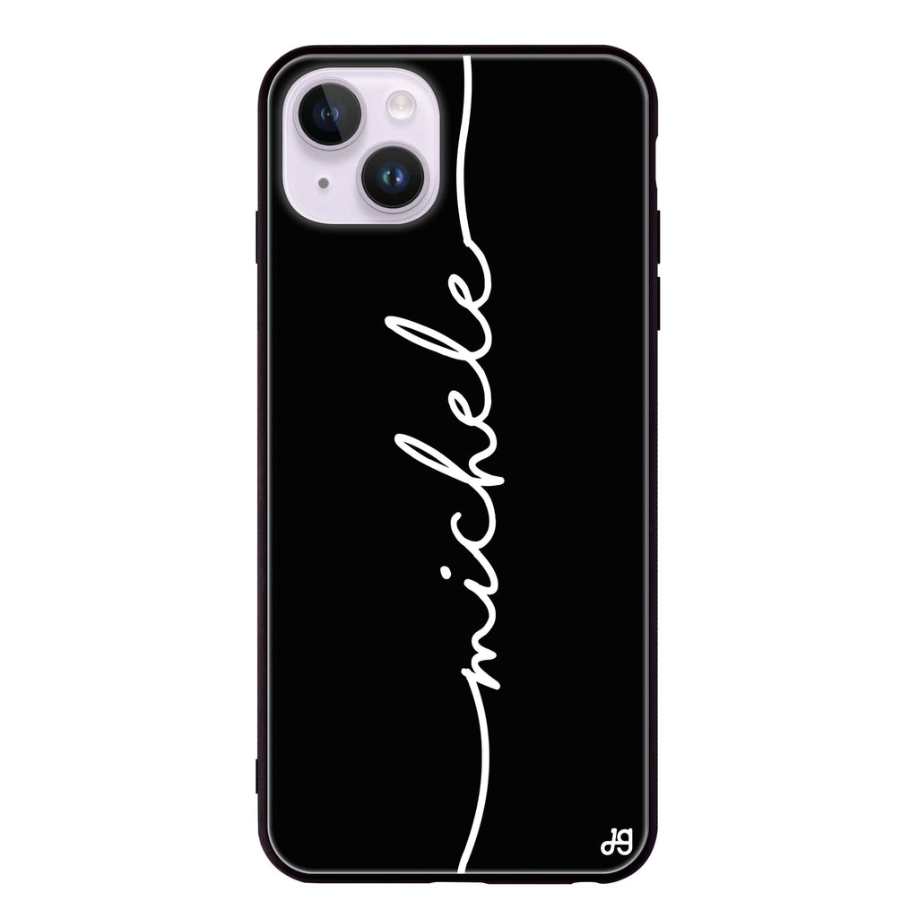 Vertical Handwritten iPhone 14 超薄強化玻璃殻